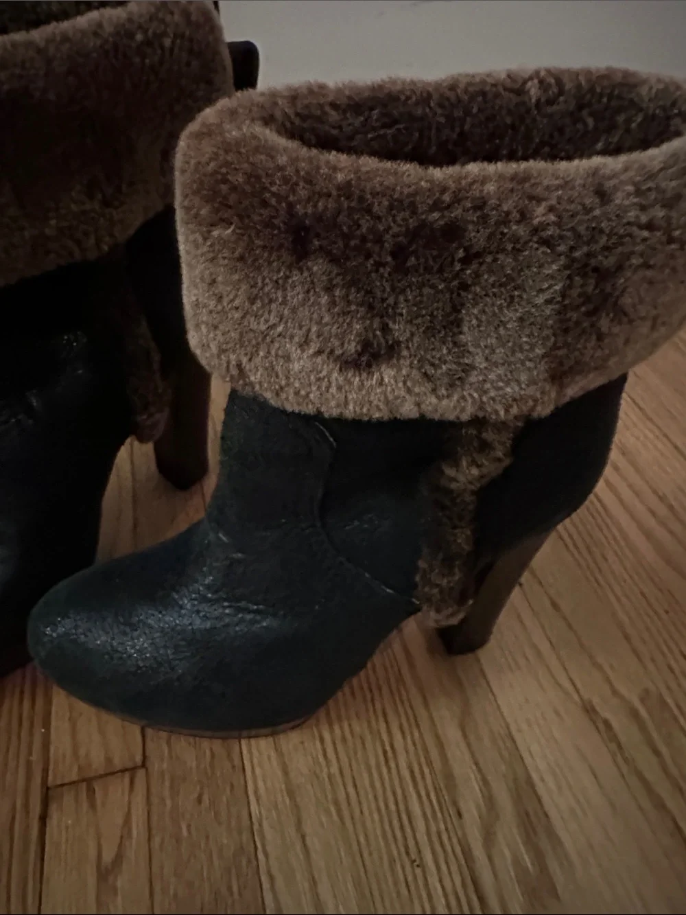 Tory Burch black suede